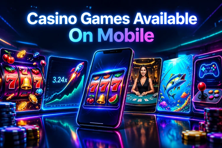 Casino Games Available On Mobile