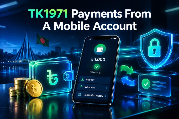TK1971 Payments From A Mobile Account